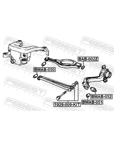 BMW E46 E36 savērsuma regulēšanas skruve...